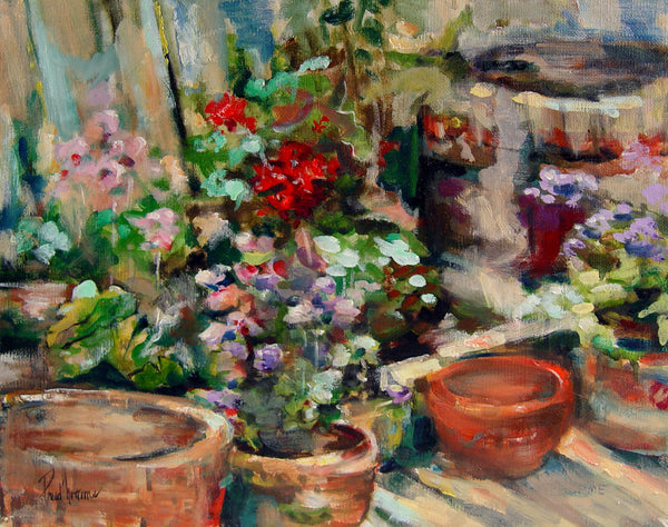 Impressionist Patio Garden