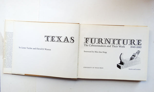 Texas Furniture: The Cabinetmakers and Their Work, 1840 - 1880