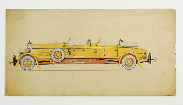 1920 Lexington Motors Concept Art Painting
