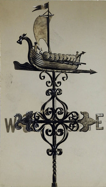 Drawing of Viking Ship Weather Vane