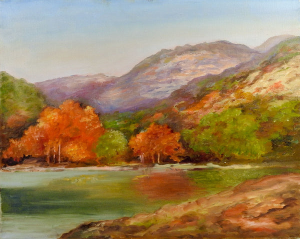Riverside Landscape Painting