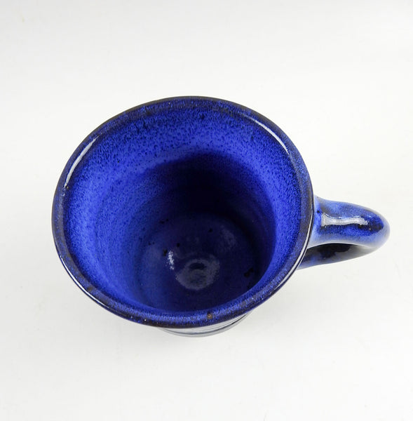 Harding Black Hand Thrown Blue Pottery Mug