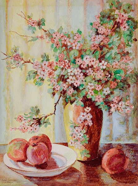 Apple Blossom Still Life Painting