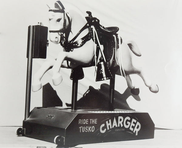 1950's Tusko Charger Kiddie Ride Photograph
