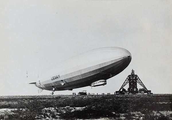 US Navy Zeppelin Air Ship USS Los Angeles Photograph