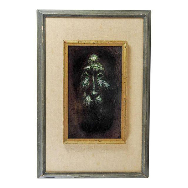 Mythical Fantasy Green Man Oil Painting