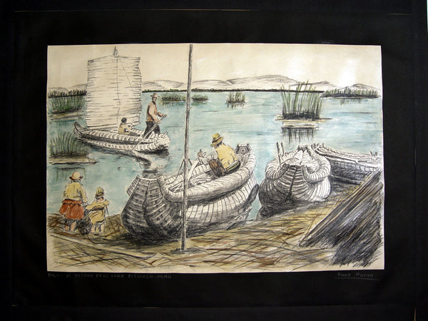Lake Titicaca, Peru Drawing
