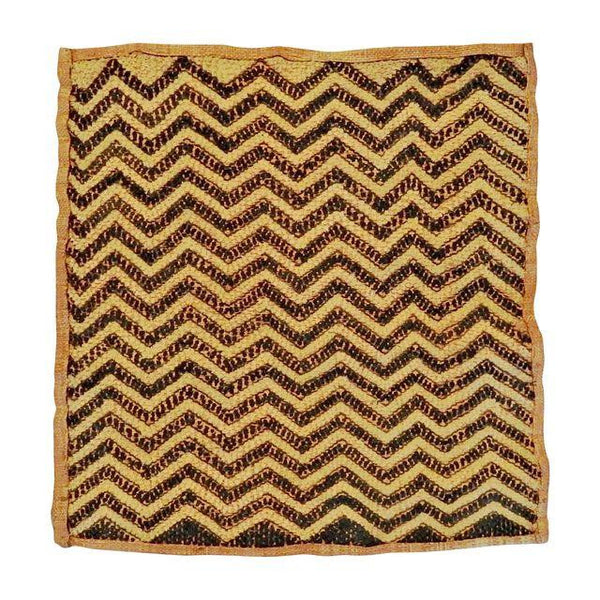 Hand Woven Bakuba Cloth Mat