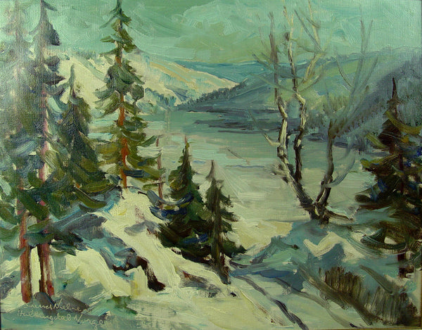 Impressionist Norwegian Landscape Oil Painting