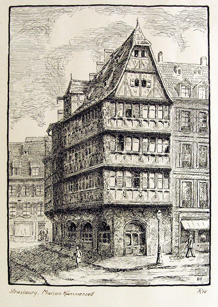 Maison Kammerzell Lithograph Print