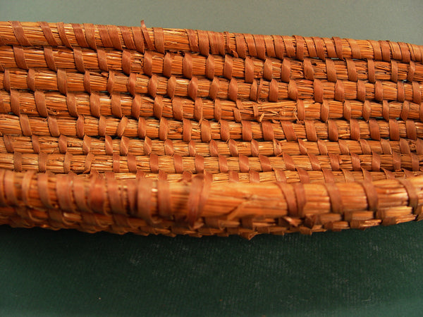 Vintage French Coiled Rye Basket