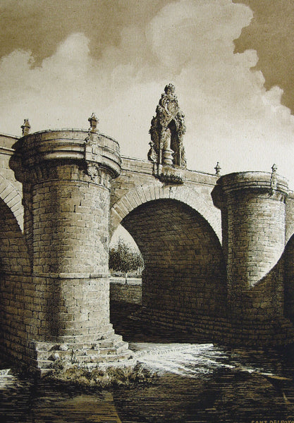 Bridge of Toledo Spain - Artifax antiques & design
