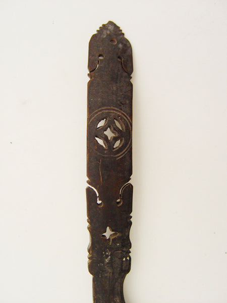 Chinese Antique Carved Horn Hook