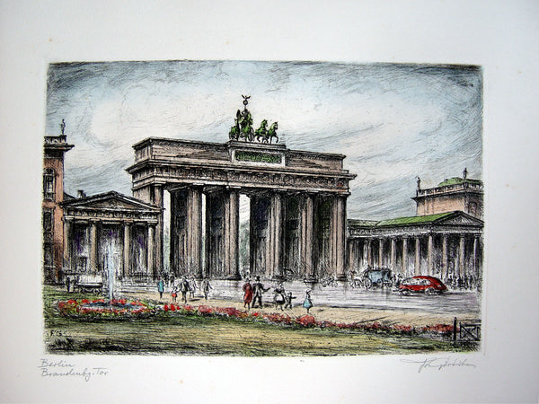 Brandenburg Gate, Berlin, 1952 - Artifax antiques & design
