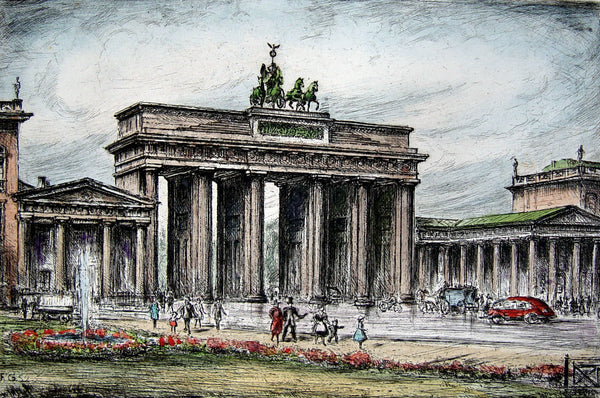 Brandenburg Gate, Berlin, 1952 - Artifax antiques & design
