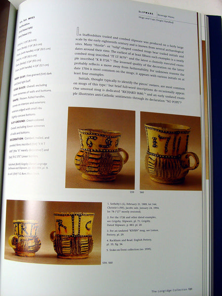 Longridge Collection of English Slipware and Delft