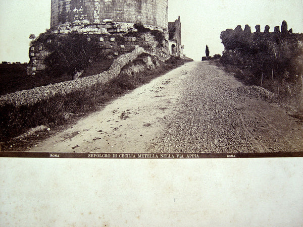 Roman Ruin, Tomb Cecilia Metella, 1890s