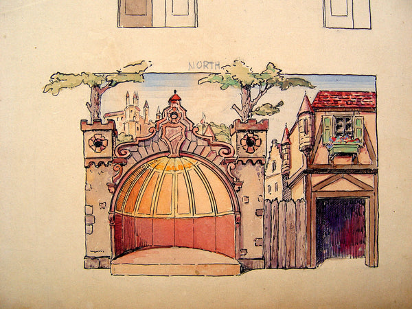 Medieval City Mural Study