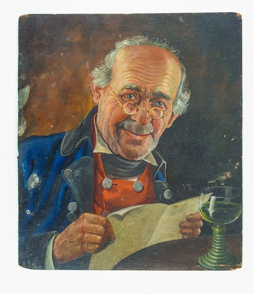 The Letter, 19th Century Portrait Painting