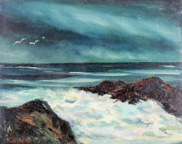 Coastal Seascape Painting