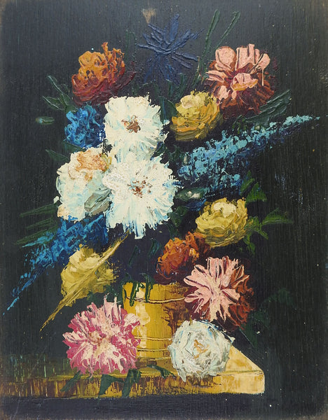 Modernist Floral Still Life Painting