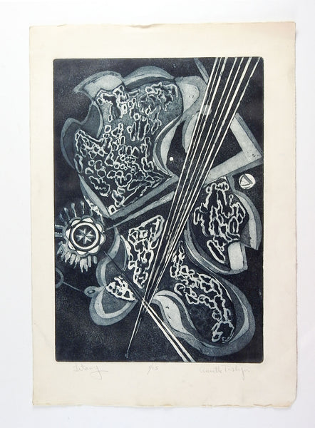 Abstract Litany Etching