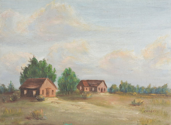1950's Rustic Homestead Painting