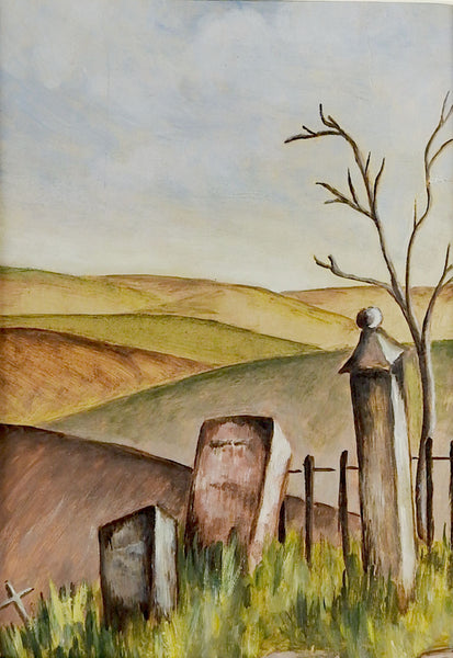 Boot Hill Modernist Painting