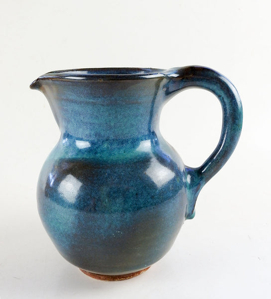 1973 Turquoise Harding Black Pottery Pitcher