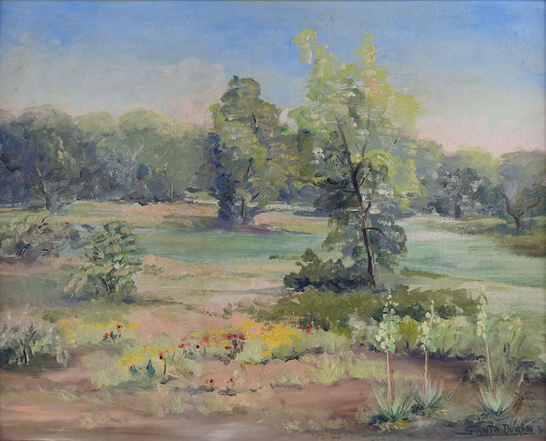 Texas Landscape by Santa Duran Painting