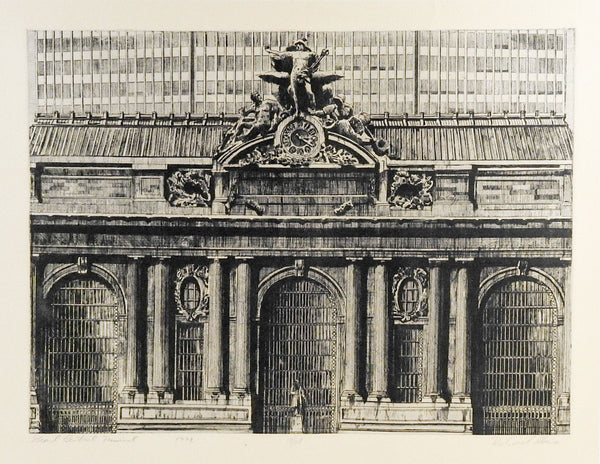 Grand Central  Station Lithograph