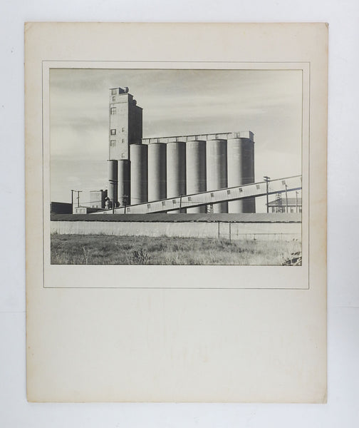 1950's Photograph Of Grain Silos
