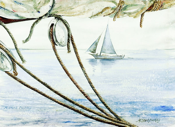 Marjory Stark Buckley Nautical Watercolor Painting