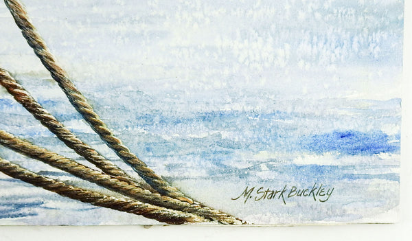 Marjory Stark Buckley Nautical Watercolor Painting