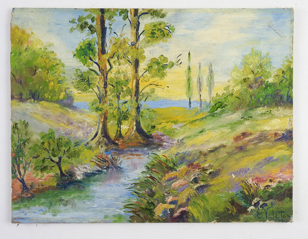 Sunny Day Landscape Painting