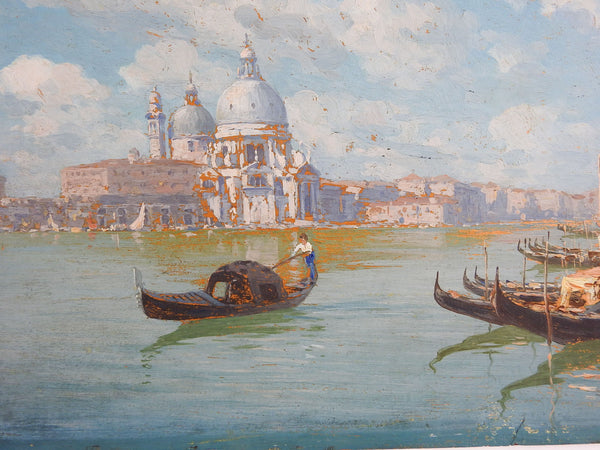 Grand Canal Venice By Ferdinando Silvani Paintint