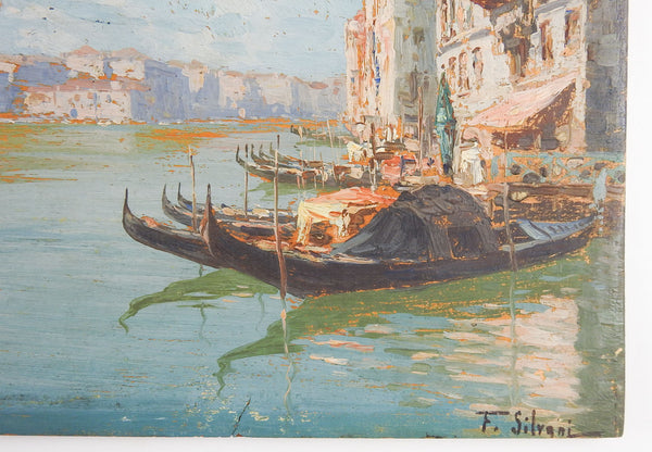 Grand Canal Venice By Ferdinando Silvani Paintint