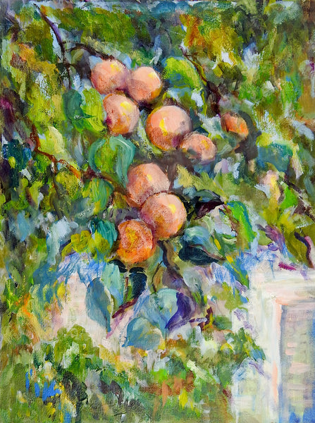 Impressionist Fruit Tree Painting