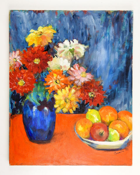 Bright Impressionist Still Life Painting