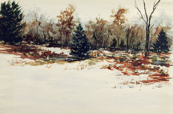 Plein Air Watercolor Landscape Painting