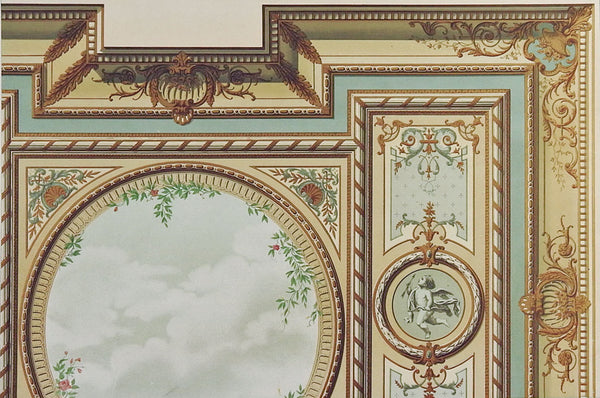 French Architectural Ornament Lithograph