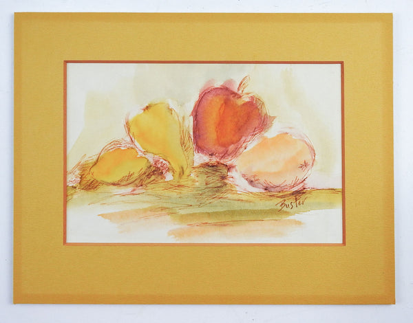 Apples & Pears Watercolor Painting