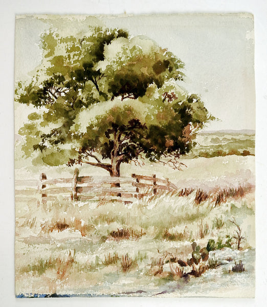 Plein Air Watercolor Landscape Painting