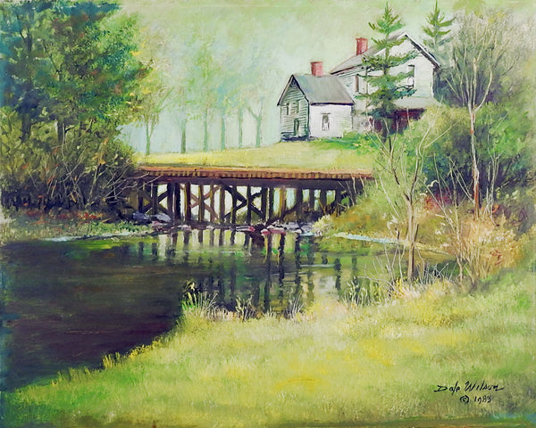 Secluded Homestead Painting by Dale Wilson