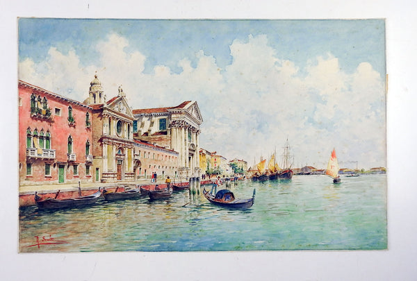 Venice Watercolor Painting by Rafael Senet