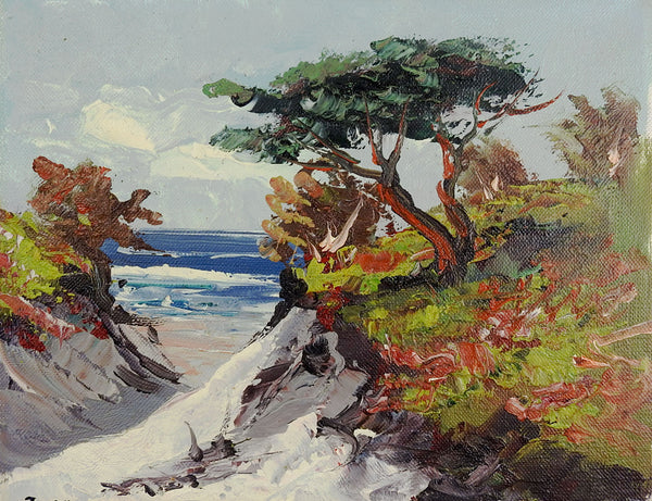 Windswept Coast Painting