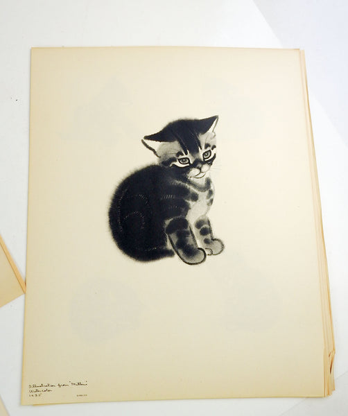 Cats: A Portfolio of Prints by Clare Turlay Newberry