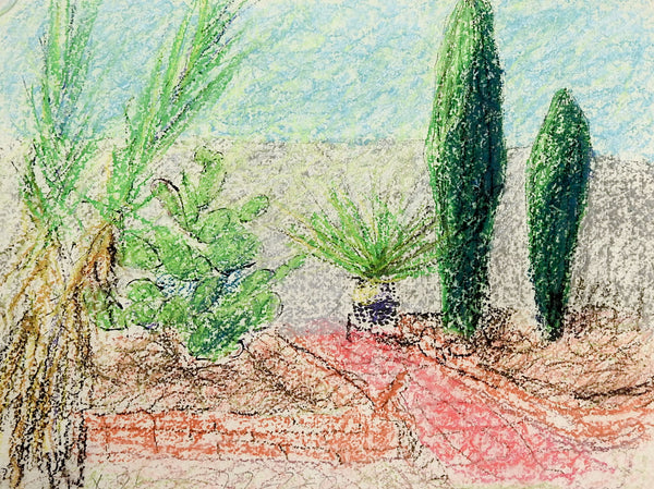 Desert Green Color Drawing