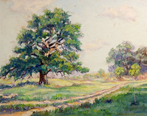 Old Oaks Landscape Painting