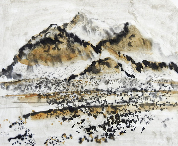 Desert Landscape Painting by George Turner